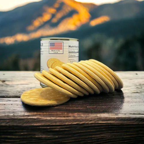 Vista 7 de Future Essential Sailor Pilot Bread Crackers Galletas de barco Hardtack Comida de supervivencia de emergencia 30 años de vida útil Listo