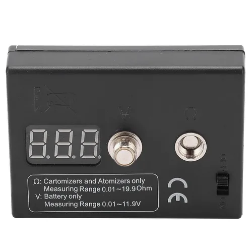 Vista 7 de Probador de resistencia de bobina, función de quema de cableado exacta Pequeño medidor de OHM de alambre de error para bricolaje