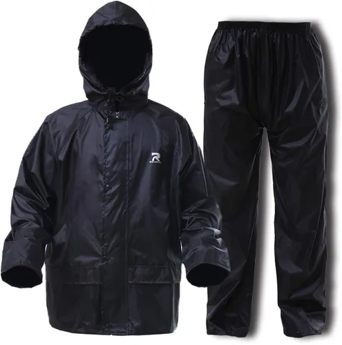 RainRider Traje de Lluvia, Chaqueta y Pantalones para Hombres y Mujeres, Impermeable, Ligero, Equipo de Lluvia, Ropa de Trabajo