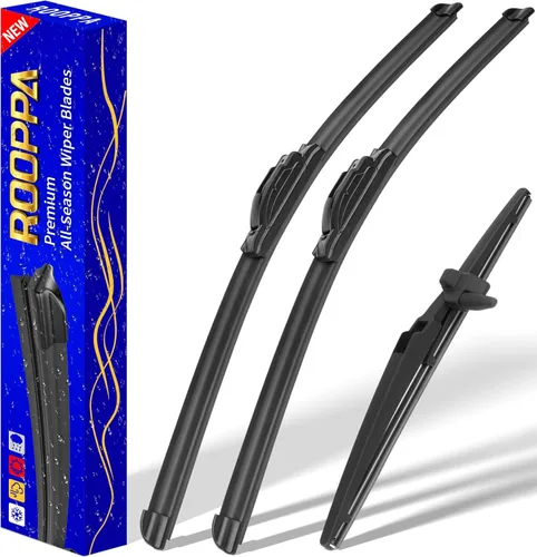 Vista 30 de 3 limpiaparabrisas de repuesto para Jeep Wrangler 2007-2017/2008-2018 Jeep Wrangler JK 2007-2018, repuesto de equipo original, 15, 15, 13 pulgadas