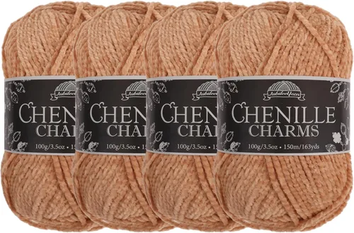 Vista 79 de JubileeYarn - Hilo de chenilla, 3.53 oz/pastel, peso peinado, circonita, terciopelo blanco, 1 pastel