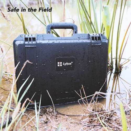 Vista 7 de Lykus Titan AT110 - Funda rígida impermeable para DJI Avata, Goggles 2/Goggles Integra y control remoto FPV, soporta hasta 9 baterías Avata y 3