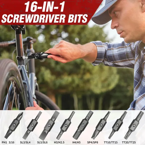 Vista 5 de BIBURY Alicates multiherramienta Pro BI2045AB, multiherramienta plegable de acero inoxidable con tijeras y destornillador mejorados