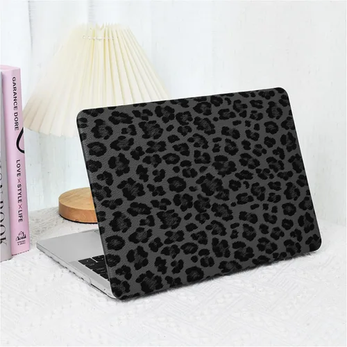 Vista 24 de Funda compatible con MacBook Air de 13 pulgadas (versión 2010-2017). Modelos: A1466 / A1369, funda rígida de piel crema texturizada a cuadros