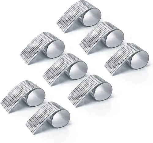 Vista 9 de LONGKING 2364 azulejos de espejo autoadhesivos, calcomanías de espejo cuadradas, azulejos de mosaico, decoración de manualidades de vidrio, azulejos