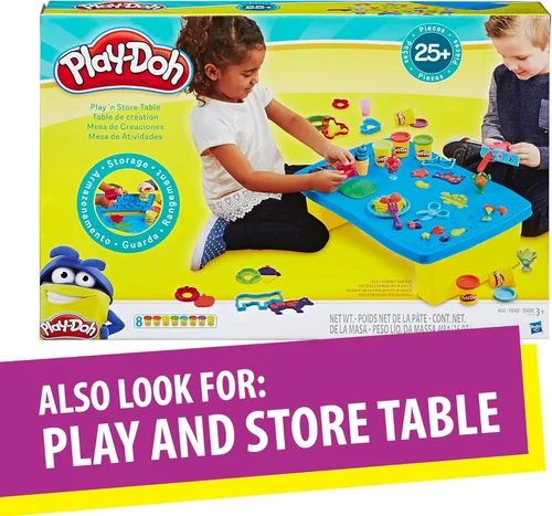 Vista 5 de Play-Doh Sparkle and Bright - Paquete de 14, compuesto de modelado no tóxico, latas de 3 onzas, suministros para el aula de regreso a clases
