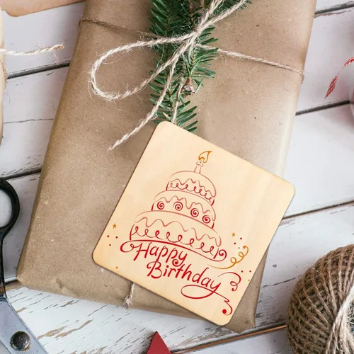 Vista 5 de Piezas de madera sin terminar, 80 piezas de tablero de madera de 3 x 3 pulgadas, cuadrados de madera, azulejos recortados de madera, madera rústica