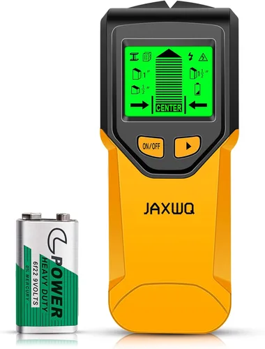 Vista 13 de Escáner de pared con buscador de pernos 5 en 1 con chip inteligente y pantalla LCD HD, detector de vigas para el centro y borde de madera, alambre