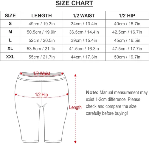 Vista 3 de Mini Pigs and A Hearts Biker Shorts for Women Yoga Pants Workout Athletic Shorts with Pockets L