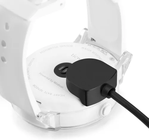 Vista 3 de RuenTech Compatible con cargador Ticwatch S/E de repuesto de cable USB de 3.3 pies para reloj inteligente Ticwatch S y Ticwatch E (paquete de 1)