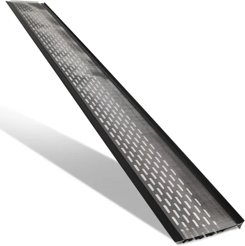 Vista 14 de DIY 5" Protección de hojas Muestra Malla de acero inoxidable Cubiertas de canalón de aluminio con acabado de fábrica Grado profesional Protector