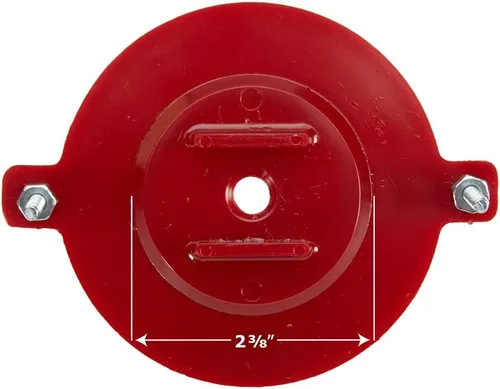 Vista 3 de Tapa de conexión de bomberos (FDC) de plástico de 2 1/2" para conexiones de rociadores y tuberías verticales (paquete de 2)