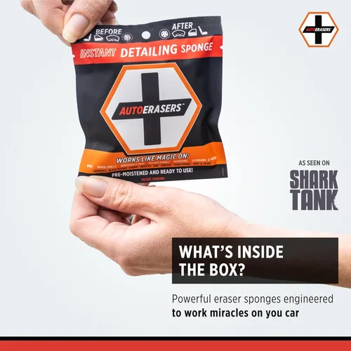 Vista 2 de AutoERASERS™ Esponja de lavado de bicicletas de automóvil para detallar al instante, esponja de limpieza de automóvil antiarañazos, esponjas