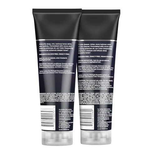 Vista 6 de John Frieda Brilliant Brunette Visibly Deeper Bundle: Champú y acondicionador que profundizan el color, 8.3 onzas cada uno