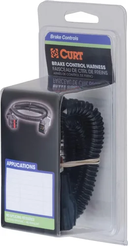 Vista 5 de CURT 51452 Arnés de cableado del controlador de freno de remolque eléctrico de enchufe rápido, se adapta a selectos Chevrolet Silverado, Suburban