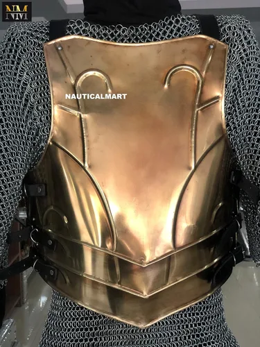 Vista 6 de NauticalMart LARP Medieval Steel Armor Full Cuirass (Breastplate and Back Plate)