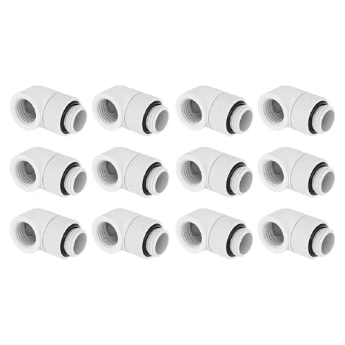 Vista 21 de dracaena.io - Paquete de 2 conectores extensores de rosca G1/4 pulgadas macho a hembra, conector adaptador giratorio de 45° para sistema