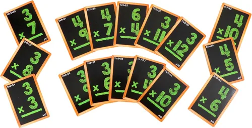 Vista 2 de Regal Games Tarjetas flash de matemáticas para multiplicación y división, 1º, 2º, 3er grado y más, tarjetas flash matemáticas para niños