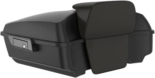 Vista 30 de Advanblack Paquete turístico picado a juego con color para jefe indio, jefe, caballo oscuro, roadmaster/Challenger Aguas profundas metálicas
