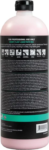 Vista 2 de Malco Cherry Flash - Cera de pasta líquida para autos – Protege y dale brillo a tu vehículo/La forma más fácil de encerar manualmente tu auto/Brillo