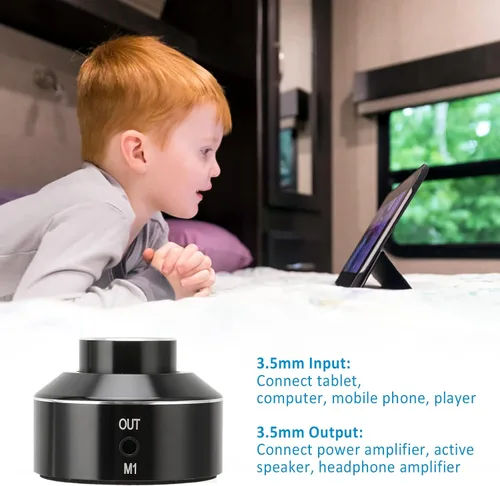 Vista 7 de Mini mando de control de volumen activo controlador de volumen, perilla de control de volumen de 0.138 in, ajuste de audio de altavoz, para ver