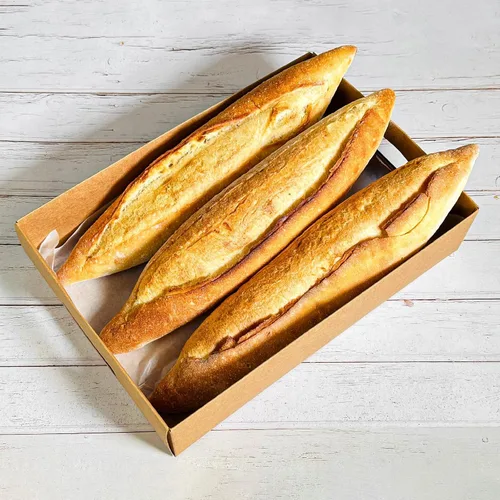Vista 3 de Paquete de 15 cajas de galletas Blyss de 13 x 9 x 3 pulgadas, bandeja resistente para servir galletas, ideal para platos de fiesta, bandeja