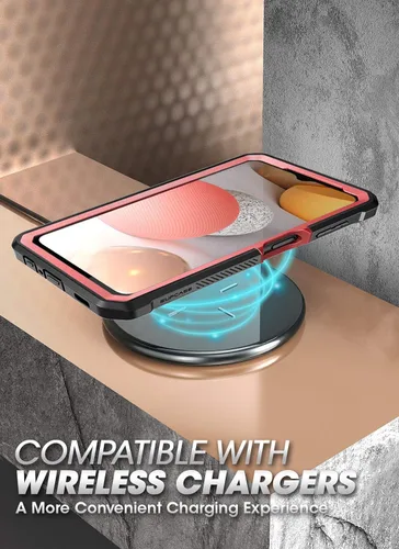 Vista 5 de SUPCASE Unicorn Beetle Pro Series - Funda para Samsung Galaxy A12 (versión 2020), funda resistente de cuerpo completo con protector de pantalla