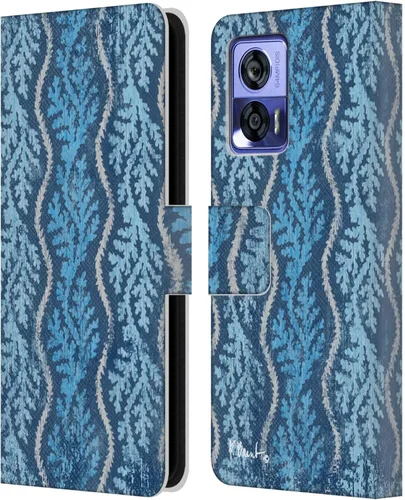 Vista 19 de Head Case Designs Officially Licensed Paul Brent Agate Mermaid Coastal Leather Book Wallet Case Cover Compatible with Motorola Edge 30 Neo 5G