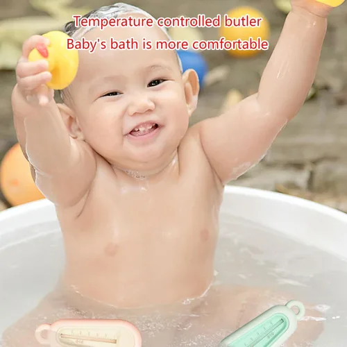 Vista 7 de Termómetro de bañera para bebé, medidor de temperatura del agua, accesorios para el cuidado del bebé, sensor de prueba de temperatura para bebés