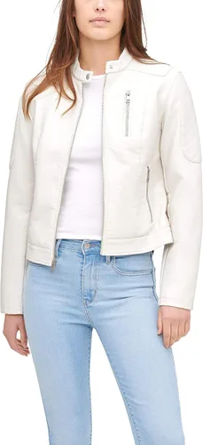 Vista 3 de Levi's Chaqueta de motocross Racer de piel sintética para mujer (estándar y plus)