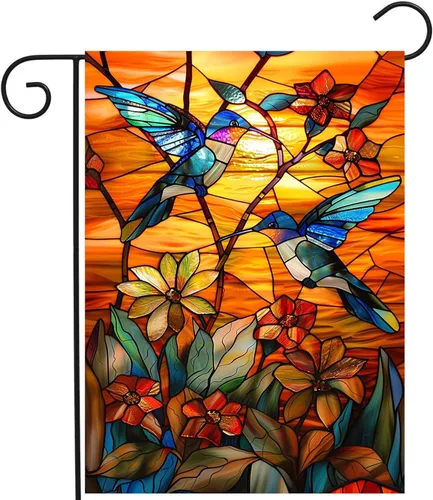 Vista 11 de Bandera de Jardín de Abeja de Verano Perdón las Malas Hierbas Estamos Alimentando a las Abejas Letrero de Patio Decoración al Aire Libre Sin Corte