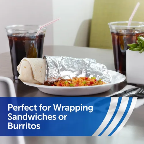 Vista 4 de Hojas de Papel Aluminio Precortadas Reynolds Wrappers, 12x10.75 pulgadas, 500 hojas