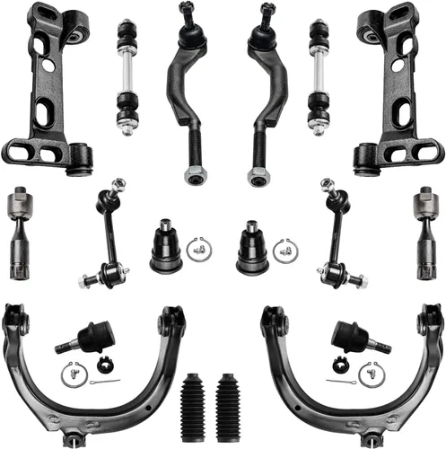 Vista 49 de Detroit Axle - Kit de suspensión RWD Front End de 16 piezas para Chrysler 300 Dodge Charger Challenger 11-14, 6 brazos de control, 4 barras