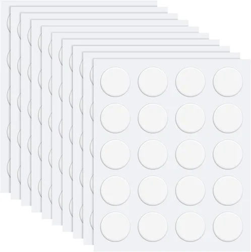 Vista 14 de Adhesivos adhesivos de doble cara transparentes de doble cara con cinta adhesiva redonda sin rastros, adhesivo resistente al agua