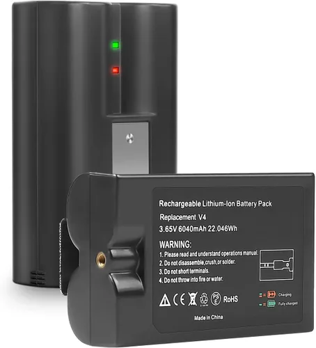 Vista 2 de 2 unidades de repuesto para batería Ring Compatible con Ring-Doorbell-Camera 2/3/4/3plus, Stick Up Camera (2ª y 3ª generación), también