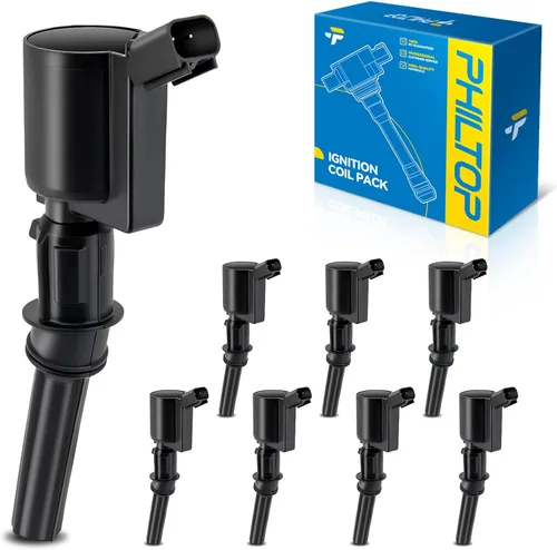 Vista 14 de PHILTOP UF504 Paquete de Bobina de Encendido Compatible con Ram 1500 Classic 2500, Dodge Ram 1500 Charger Challenger Durango, Jeep Grand Cherokee