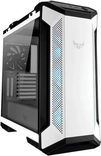 Vista 8 de ASUS TUF Gaming GT301 - Funda para juegos de torre media, soporte ATX, ventiladores preinstalados, panel frontal de panal de alto flujo de aire