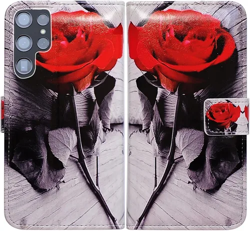 Vista 16 de Bcov Funda para Galaxy S22 Ultra, funda de piel con tapa para Samsung Galaxy S22 Ultra 5G