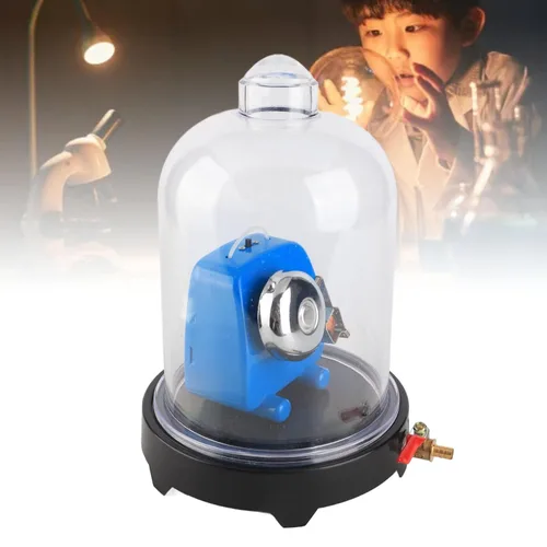 Vista 4 de Tarro de vacío, campana de demostración de vacío Herramientas de enseñanza para laboratorio de aula