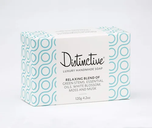 Vista 4 de Jabón hecho a mano de lujo – Fragancia de aceites esenciales Distinctive – Jabón en barra natural, sin aceite de palma, sin conservantes, sin