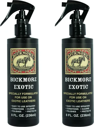Vista 10 de Bickmore Exotic – Aerosol especialmente formulado, utilizado para limpiar, pulir y proteger pieles exóticas y piel de reptil.