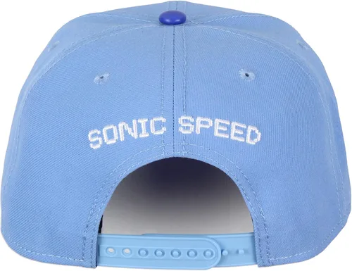 Vista 4 de Sonic The Hedgehog Sombrero - Sonic Pixel Face Gorra ajustable Snapback