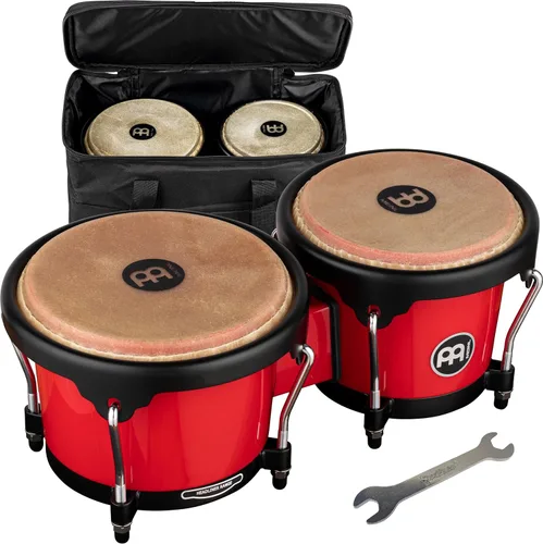 Vista 16 de Meinl Percussion HB100SNT-M bongós de madera natural de 6 3/4 y 8 pulgadas, Negro