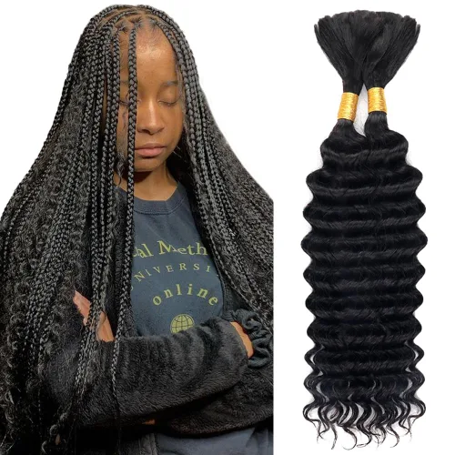 Vista 15 de Body Wave Bulk Human Hair For Braiding #27 Honey Blonde Boho Braids Human Hair Brading Hair Extensions 100g One Bundle Wet and Wavy Human Braiding