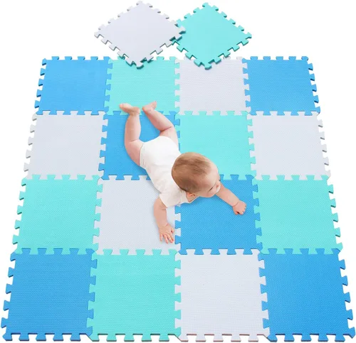 Vista 13 de meiqicool Alfombrilla de Espuma para Juego Gruesa de EVA entrelazada para Pisos, Suave, para Niños, Yoga, Ejercicio, Tablero de Bloqueo