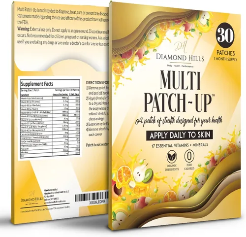 Diamond Hills Multi Patch-Up – 30ct Daily Patches – No Calories & Sugar Free