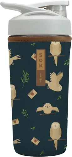 Vista 70 de Funda aislante de neopreno para botella mezcladora de proteínas Sok It BotlSok (Jardín inglés de picnic, se ajusta a botella mezcladora de 28 oz)