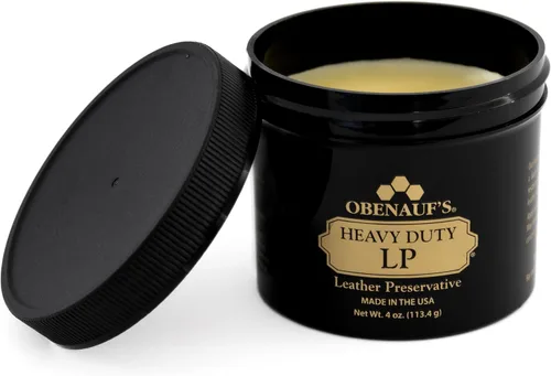 Obenauf's Heavy Duty LP Conservador de Cuero (4oz) - Aceite de Cera de Abeja 100% Natural - Rejuvenecer, Restaurar y Preservar Botas, Chaquetas,