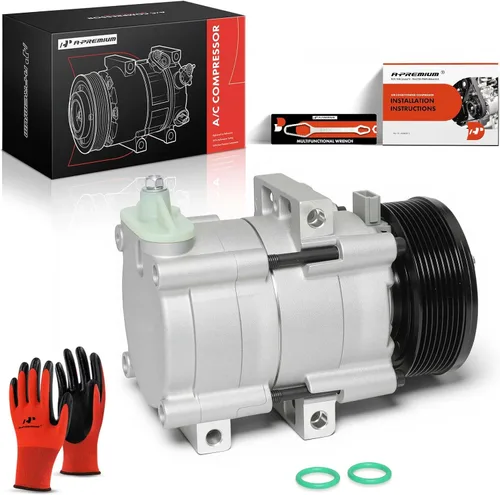 Vista 10 de A-Premium Compresor de aire acondicionado con embrague compatible con Ford F-150, Expedition, E-150 Econoline, E-250 Econoline, E-350 Econoline