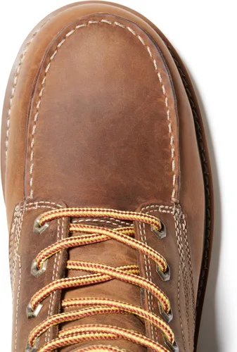Vista 6 de Timberland PRO Gridworks - Botas de trabajo industriales impermeables para hombre con cuña de 6 pulgadas Negro